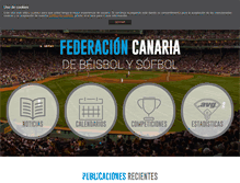 Tablet Screenshot of canariasbeisbol.com